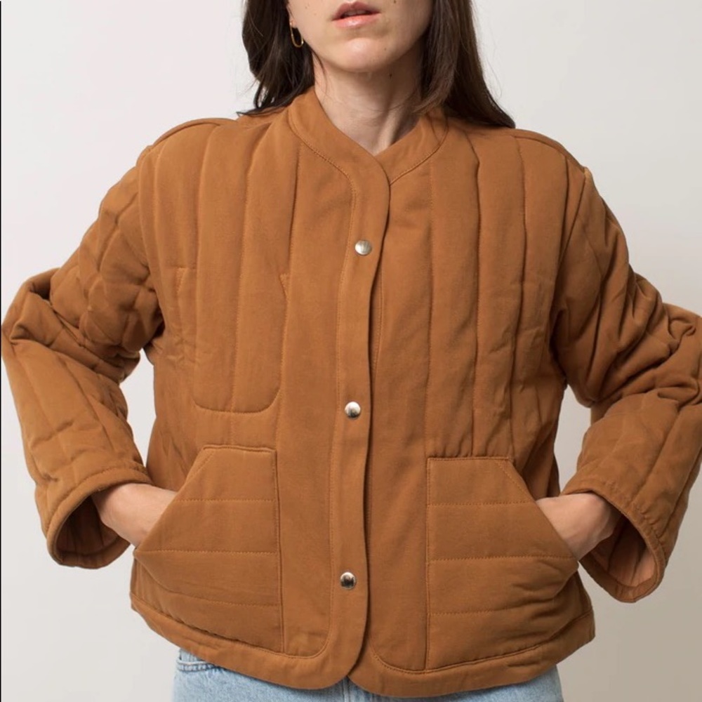 Kordal Studio Reversible Quilted Jacket in Clove